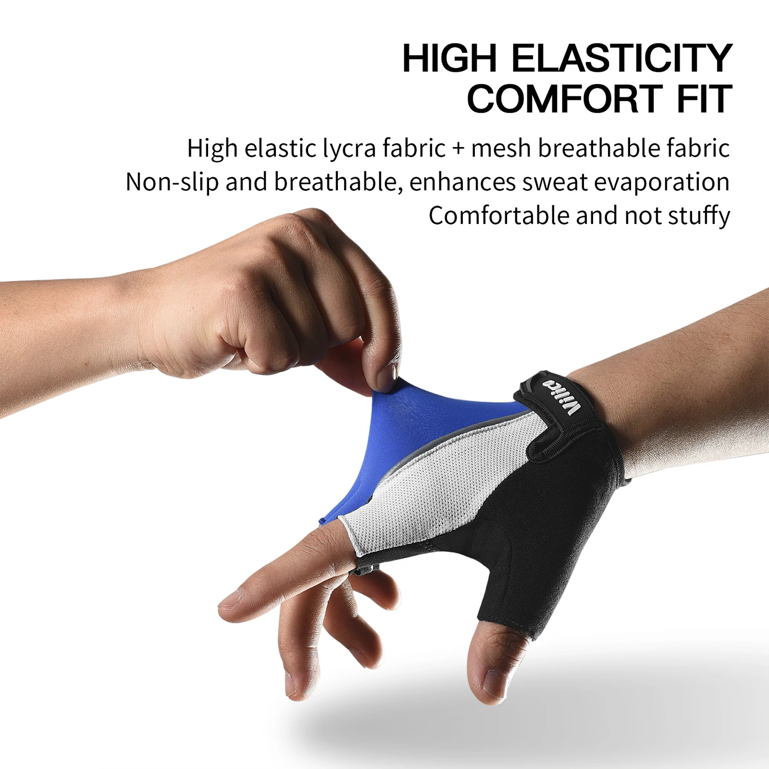 Short Finger Cycling Gloves，Thick Palm Pad Anti Slip，Breathable Spring And Summer Sports Outdoor Gloves