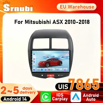 Radio Multimedia para Auto UIS7865 con GPS, Navegación Android Auto para Mitsubishi ASX 2010-2018, Carplay Inalámbrico, Bluetooth 5.4, WIFI 5GHz, Estéreo 1