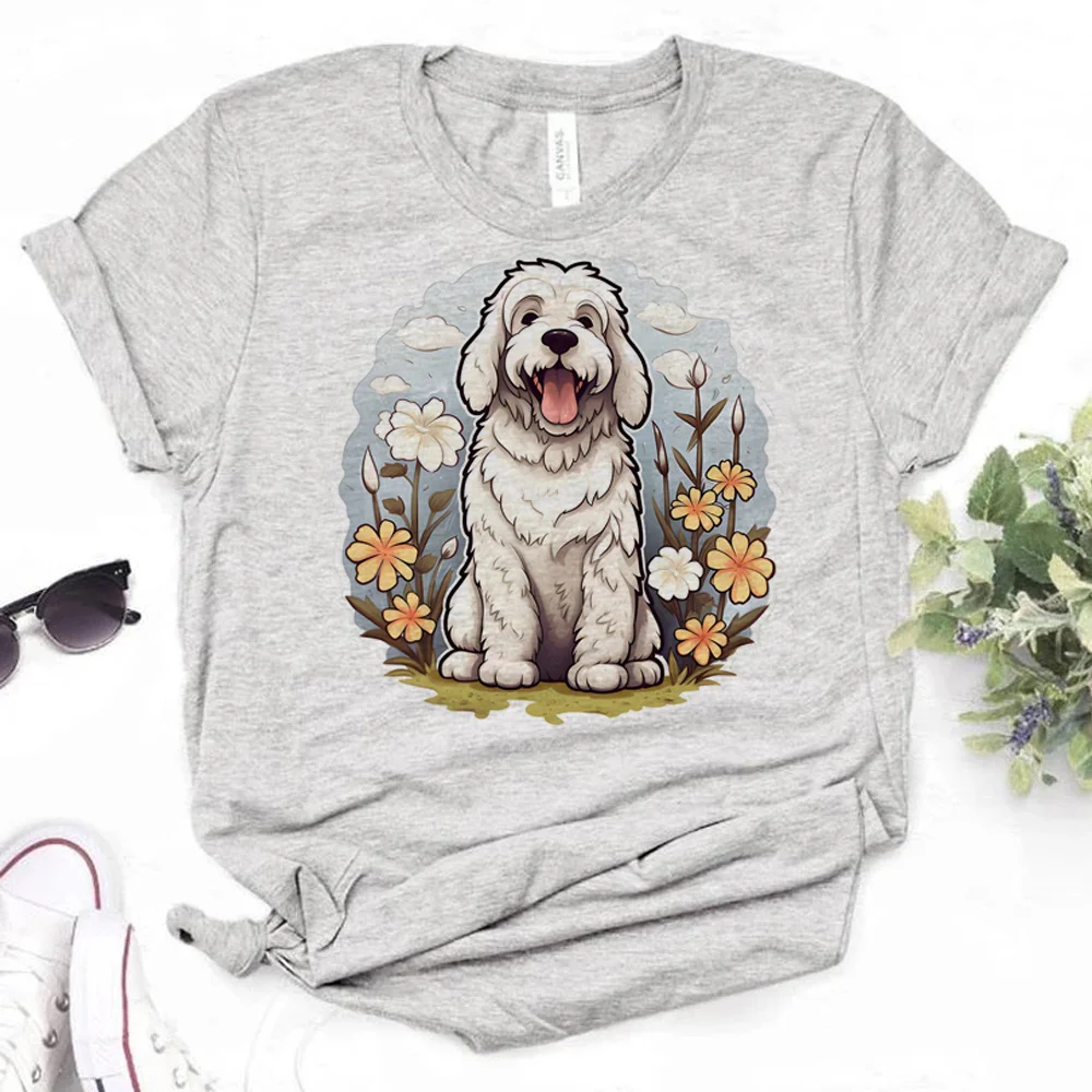 

Labradoodle t shirt women Y2K graphic comic top female harajuku comic 2000s clothing