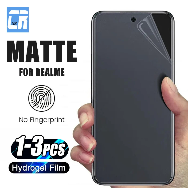 

1-3Pcs Matte Hydrogel Film for Realme GT5 GT3 GT2 C55 C53 C51 Screen Protector for Realme Narzo N55 N53 30A 50A 50i 60 Pro Prime