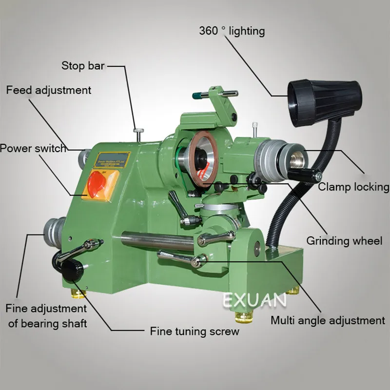 U2 Multifunction Carving Knife Cutting Machine Drilling Tungsten Steel Milling Cutter Grinder Universal Knife Sharpener Machine 3