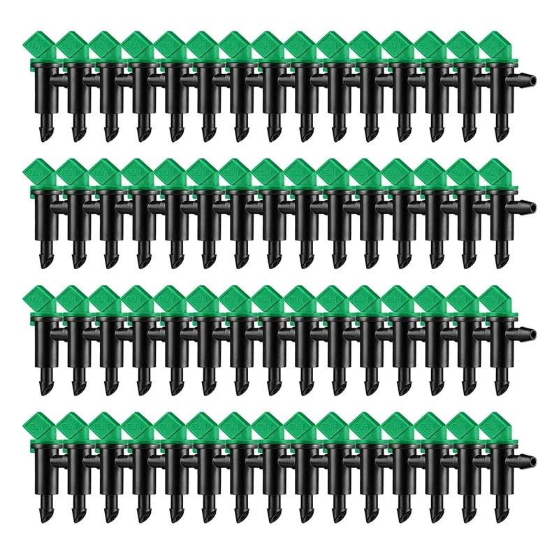 

60 Pieces 4GPH Removable Drip Sprinkler Irrigation Drip Emitter Garden Flag Irrigation Dripper, For Trees And Shrubs