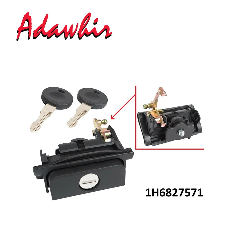 Rear Door Trunk Handle Lock With 2 Keys For Vw Golf Mk3 Clasico/jetta