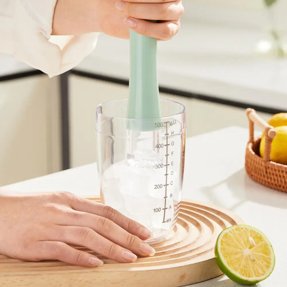 

Juice Hammer Useful Comfortable Grip Rhombus Head Manual Fruit Masher Cocktail Drinks Muddler Kitchen Gadget