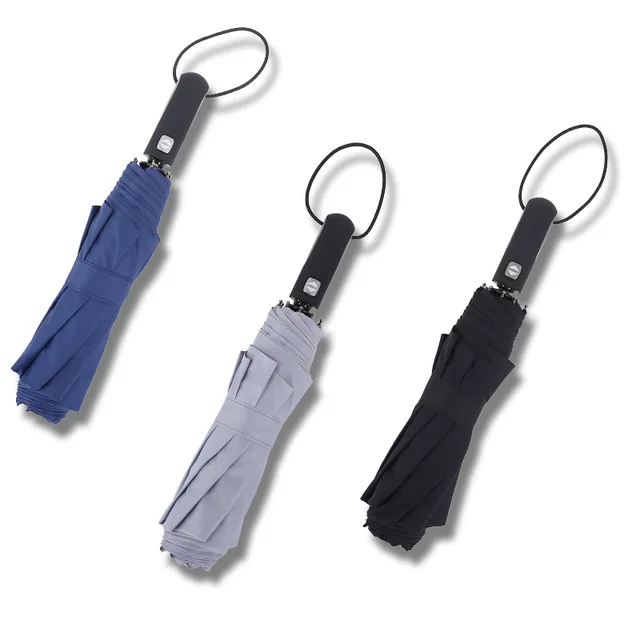 Automatikus Háromszoros Szélálló Golf Esernyő 8 Csontos Férfiak És Nők Nagy Összecsukható Üzleti Autó - Image 3