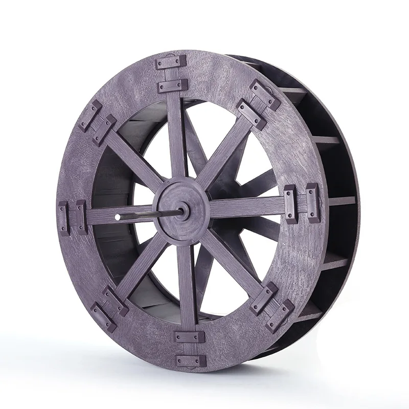 DIY Garden Plastic Water Wheel 17CM 22CM 27CM 31CM 40CM China Fengshui Wheel Shaft Rockery Running Water Drive Landscape mini landscape ornaments