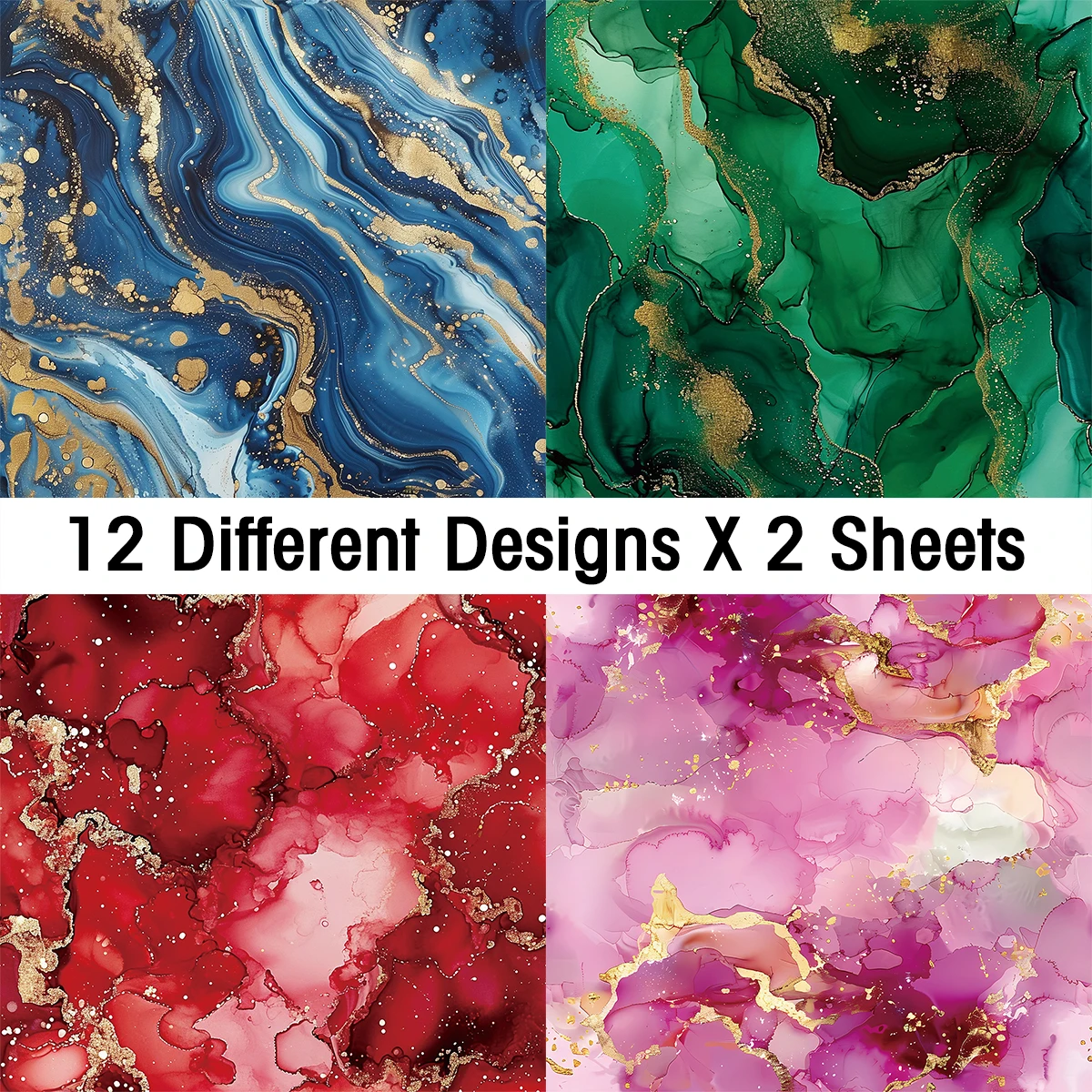 24pc Marbled Scrapbook Paper Pad Colorful Material Paper For Journaling And Planner Decoration Decorative Mixed Background scrapbook paper scrapbooking material scrapbook materials scrapbooking paper