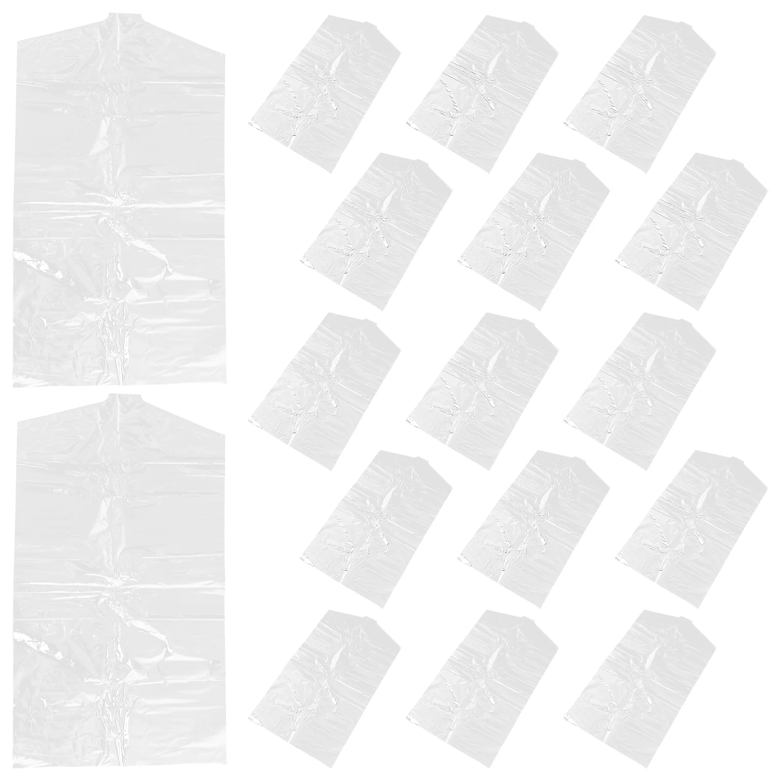 

Garment Bag Plastic Transparent Dust Cover Garment Dust-Proof Storage Bag Wardrobe Plastic Cover Garment Coat Suit