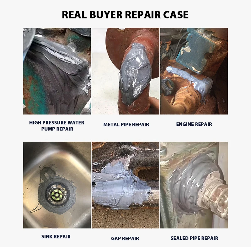 Description Picture 5 of item50/85g A+B Glue Casting Adhesive Industrial Repair Agent Casting Metal Cast Iron Trachoma Stomatal Crackle Welding Glue Caulk