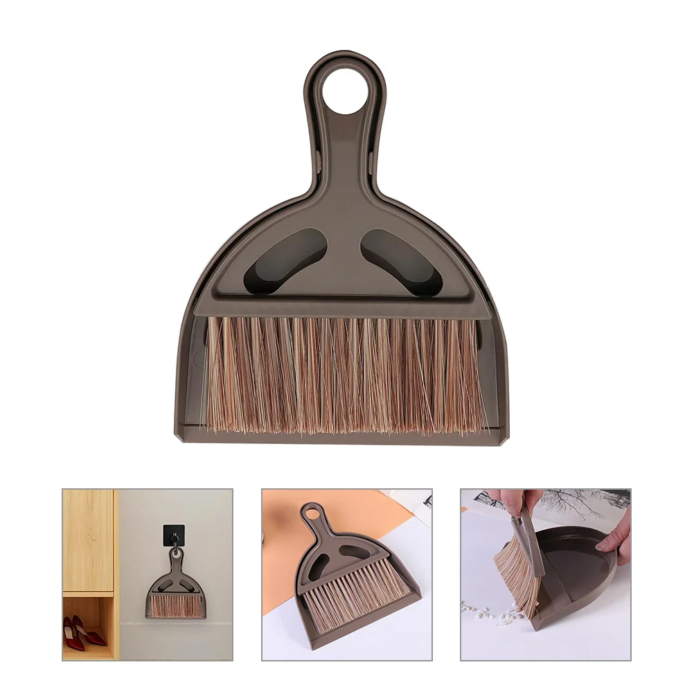 

1 Set Mini Automotive and Dustpan Desktop Sweeper and Dust Pan Detail Automotive Detailing for Computer Keyboard