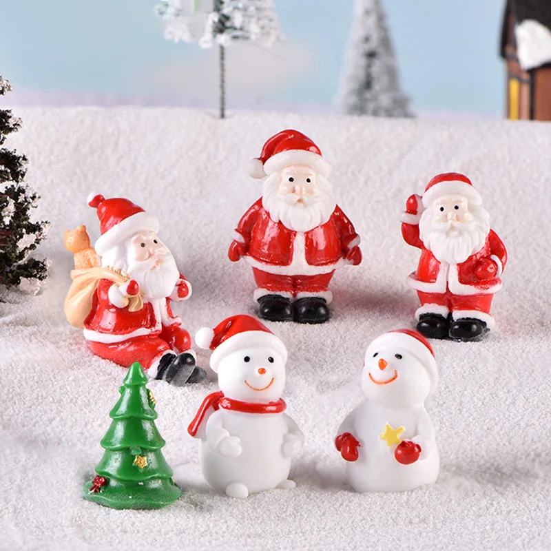 Decoraciones navideñas para el hogar Mini Santa árbol de Navidad