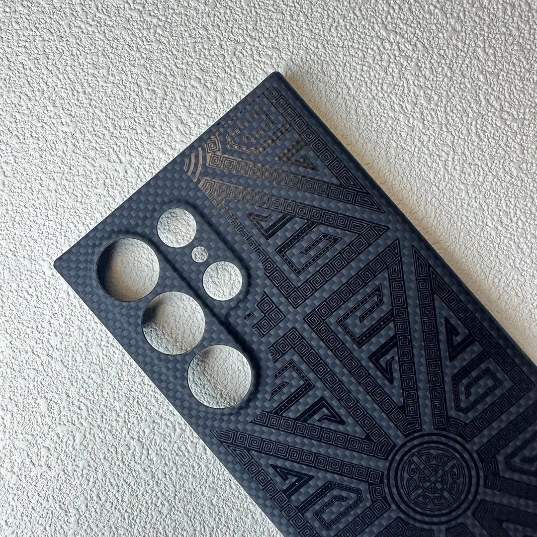 ACC-Carbon Real Carbon Fiber For Samsung Galaxy S24 Ultra Carbon fiber Case Aramid fiber Anti-fall busines Galaxy S24 Case