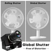 ELP 2MP FHD USB Webcam 90fps Global Shutter Camera 2.8-12mm Lens 4X Zoom Camera PC Webcam for Fast Capture Reduce Motion Blur 3