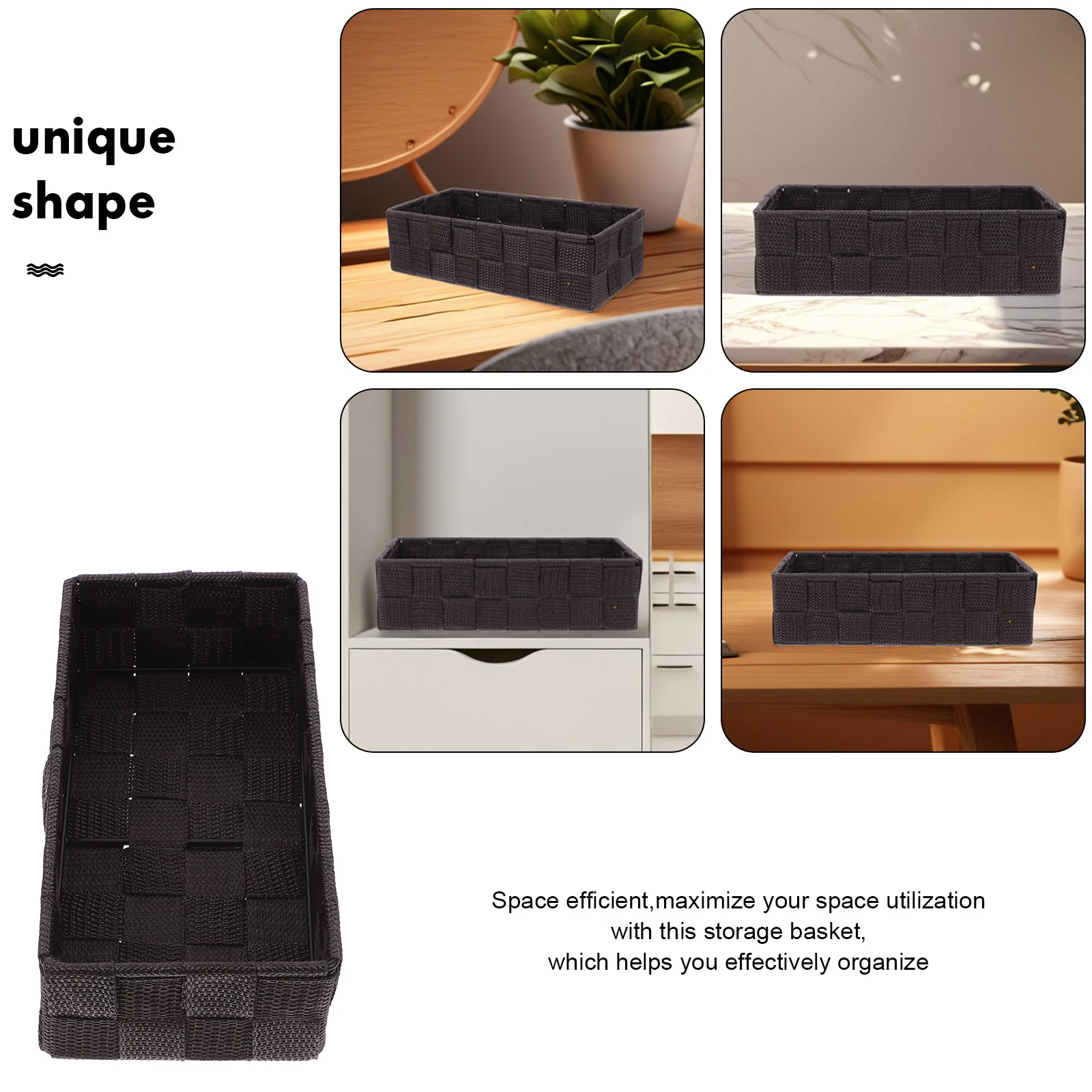 Storage Basket Tote Bags Bathroom Sink Decor Baskets for Organizing Organizer Countertop Accessories Tray