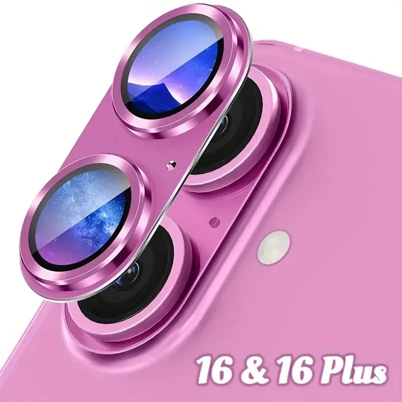 Durable Metal Tempered Glass Camera Lens Screen Protector Accessory