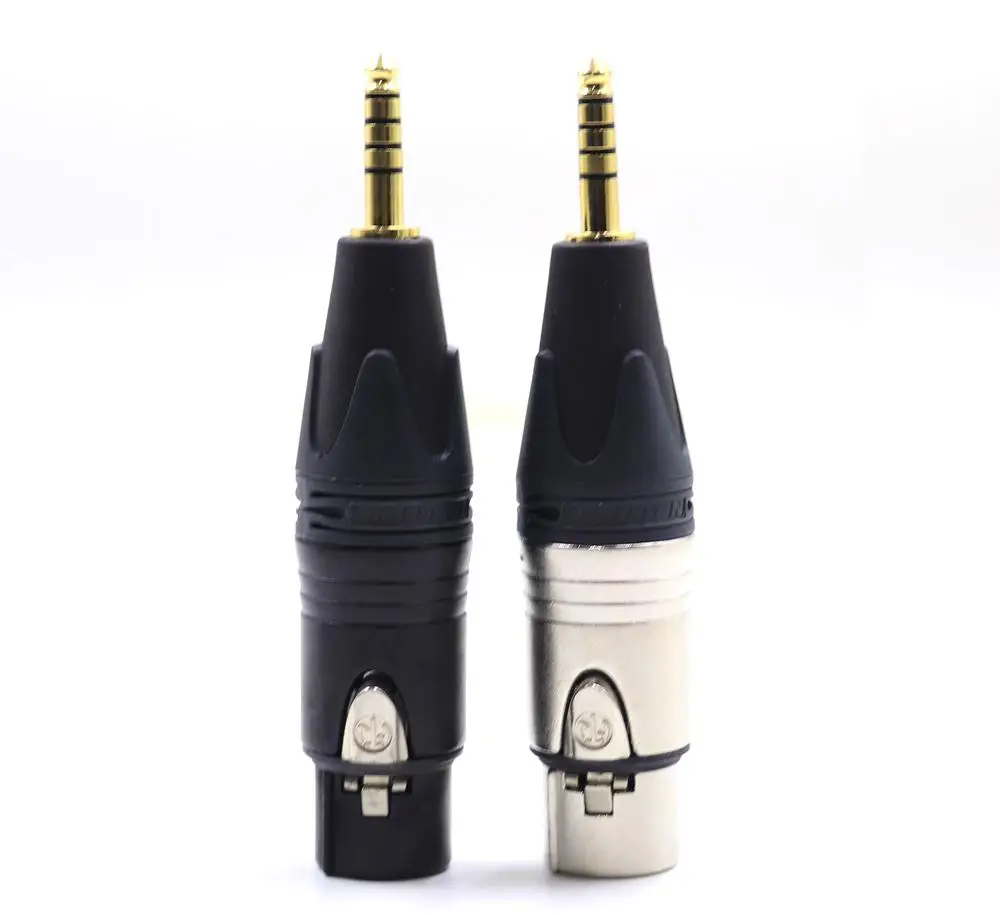 

High Quality NEUTRIK 4 Pin XLR Female to 4.4mm Balanced Male Gold-Plated Adapter Male female Plug