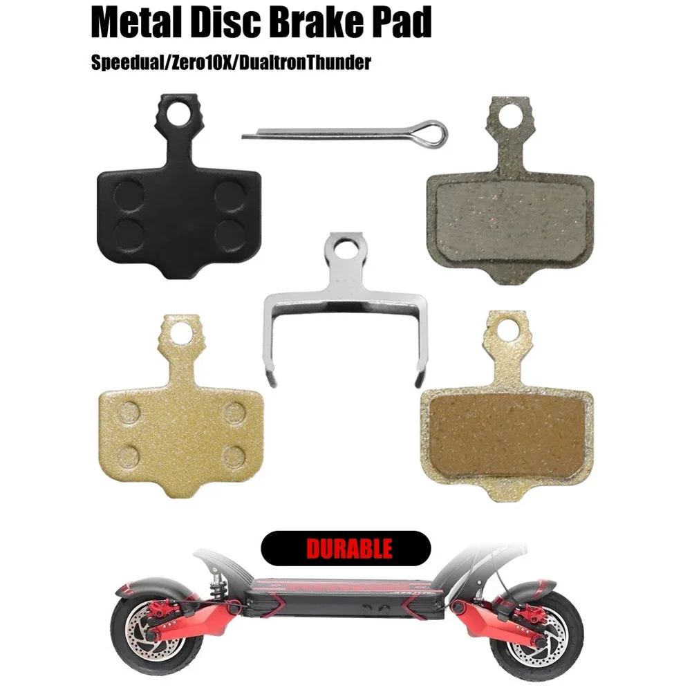 

1Pair Electric Scooter Metal Disc Brake Pad For Zero 8X 10X 11X VSETT 10 Kugoo G1 39x29mm MTB Scooter Parts Accessories