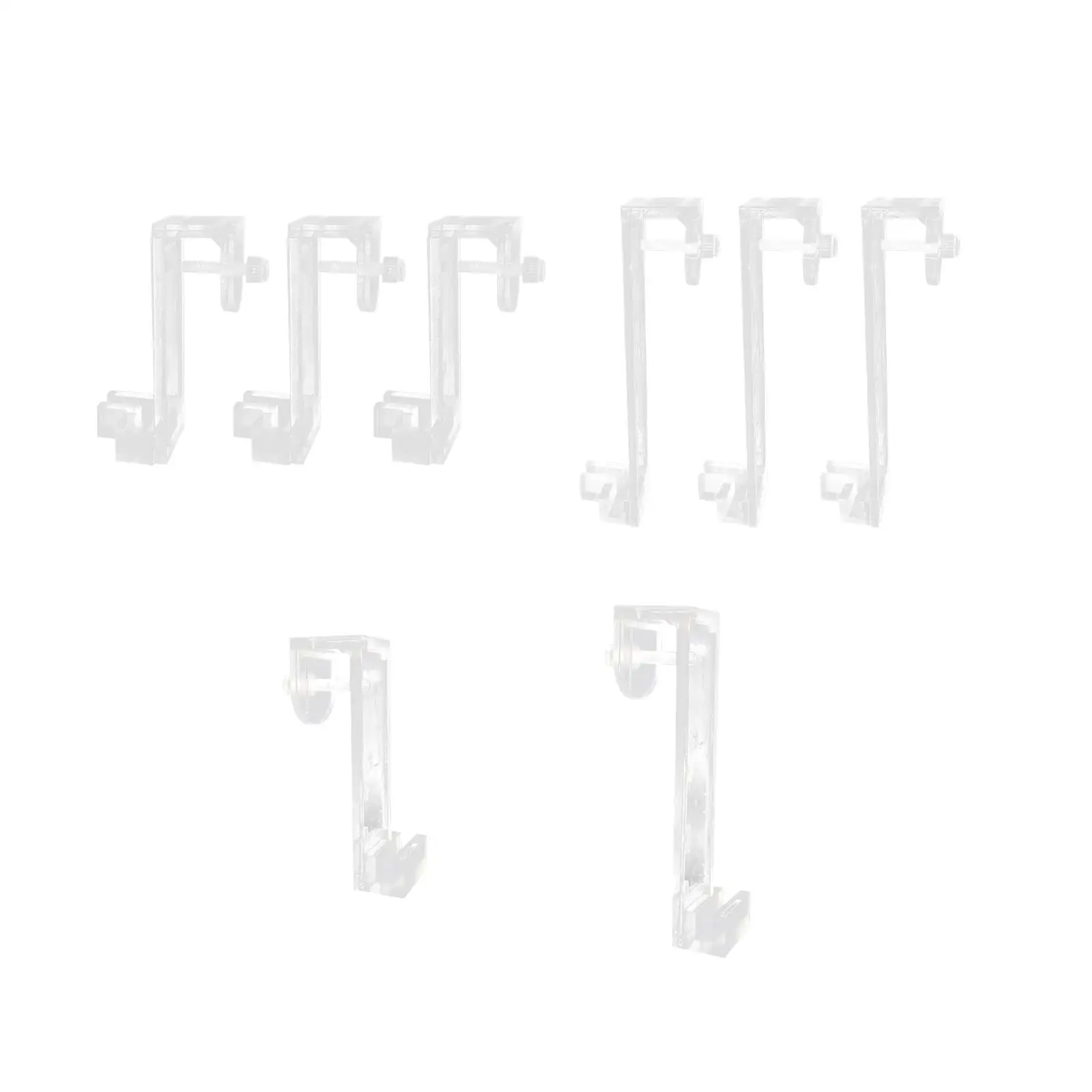 3 Pezzi Staffa Per Acquario Accessorio Per Acquario Desktop Aquarium Water Ricarica Automatica Guppy Clear Holder Accessori Per Acquario