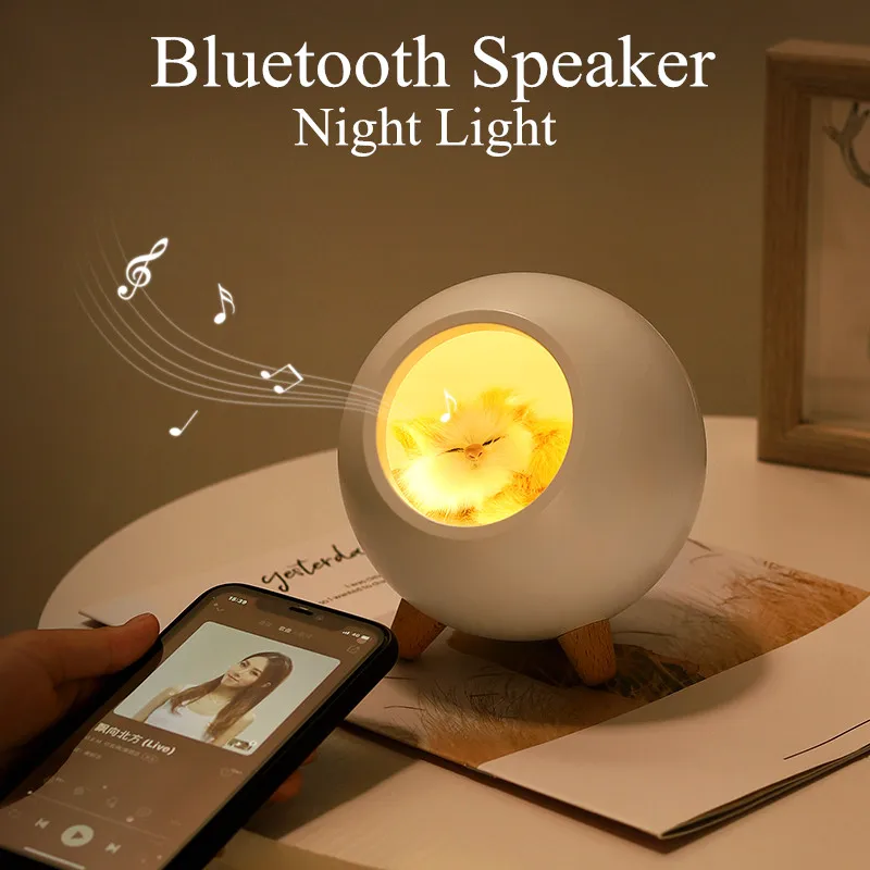 

Cats Lamps Cute Led Touch Dimmabke a Night Light Lamp for Kids Baby Adults Room Bedroom Bedside Home Decoration Holiday Gift