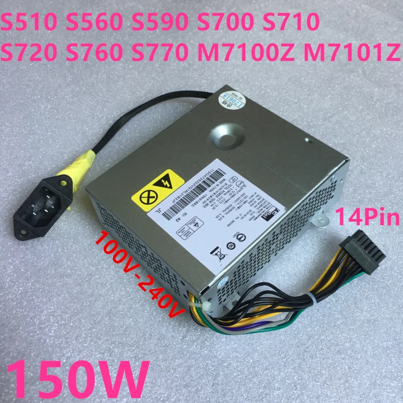 

Original New Power Supply For Lenovo S510 S560 S590 S700 S710 S720 S760 S770 14Pin 150W 180W For HKF1502-3B FSP150-20AI APA005