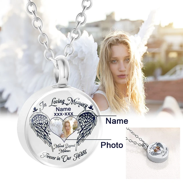 Wholesale CREATCABIN Mini Heart Urn Necklace for Ashes Cremation Jewelry  Memorial Ashes Keepsake Pendant Gifts for Loved Ones Women Men Pet- Always  in my heart Dad - Pandahall.com