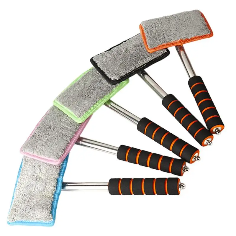 

Window Cleaning Brush Bathroom Mirror Glass Wiper Car Front Windshield Defogging Brush Auto Glass Cleaner Cleaning Accessories