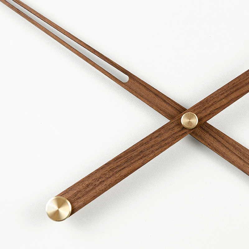 Spain Wall Clock Central Movement Black Walnut Clock Hands Huge Clock