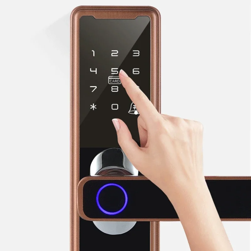 Description Picture 4 of itemWifi Smart Door Lock With Tuya Wifi Remote Electronic Password IC Card Fingerprint Printing Security Alarm Anti-theft Home