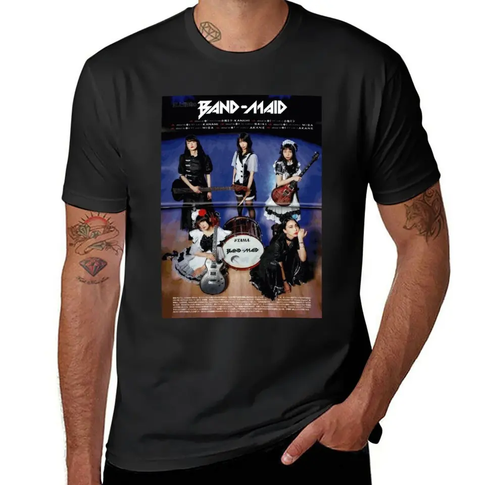 BAND-MAID manners Tシャツ　2XL Amazon.com: HAISHIMM Men's Band-Maid Poster T-Shirt for Men