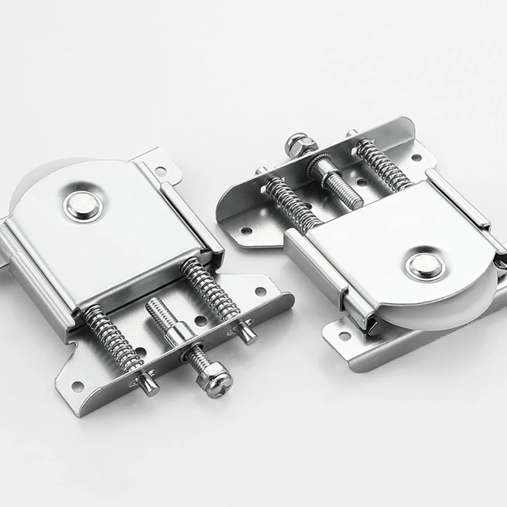 Bolt Latch Lock for Door Sliding Hardware Glass Pulley Pulleys Silver Roller Chain