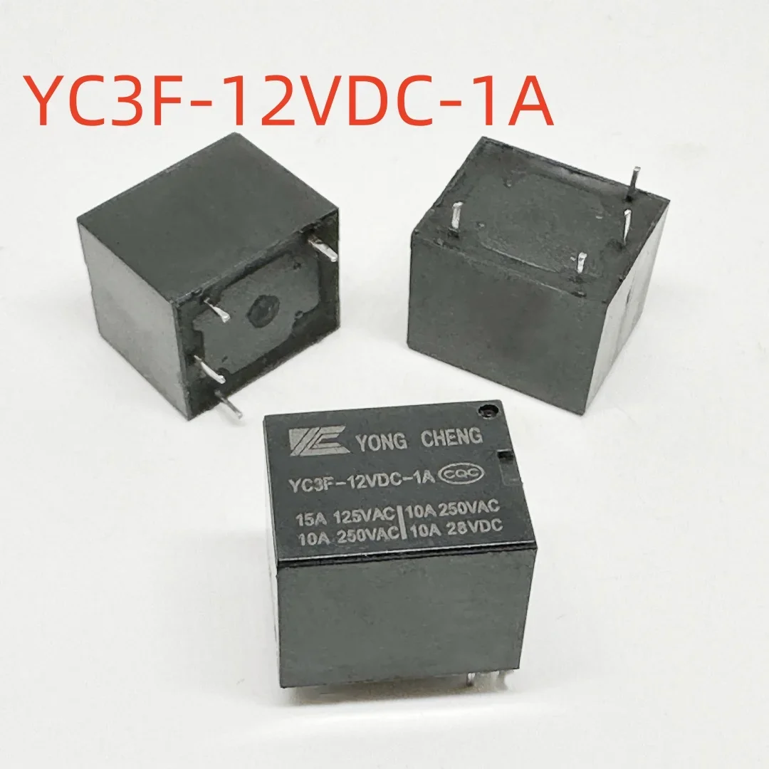 YC3F-12VDC-1A YC3F-5VDC-1A YC3F-12VDC-S-A (T73A-12V/5V-10A) Relay 4pins