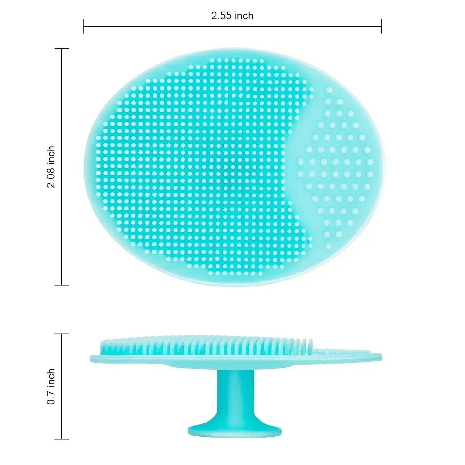 Facial Cleansing Brush Soft Silicone Face Scrubber Exfoliator