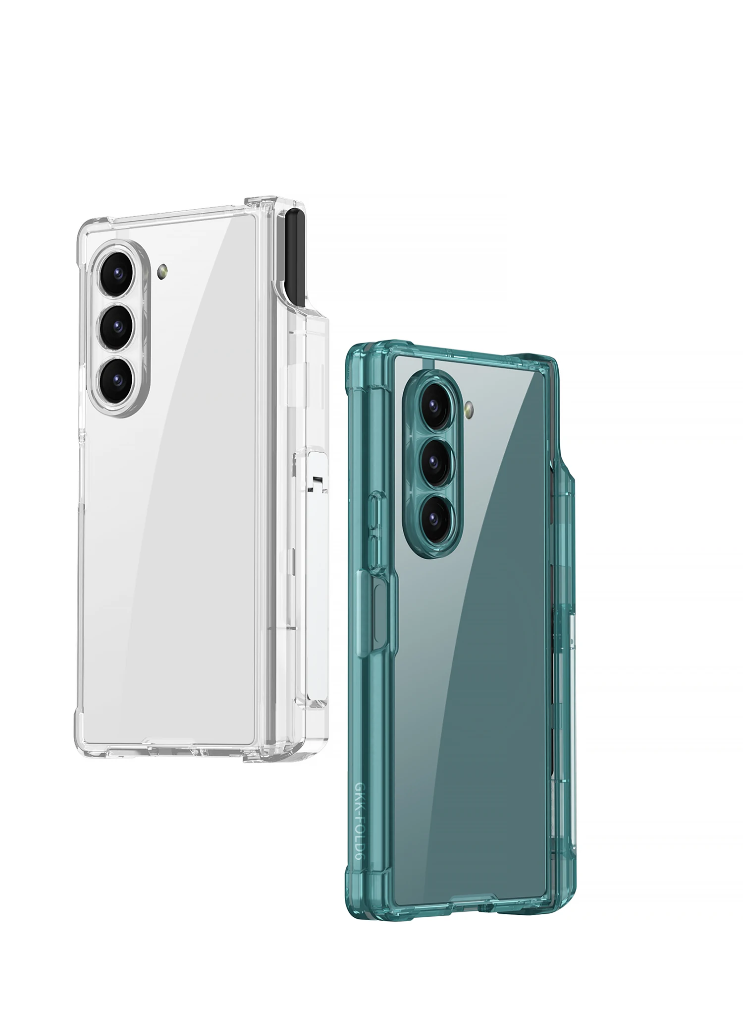Transparent Airbag Screen Protective Case for Samsung Galaxy Z Fold 6 Fold6 Case