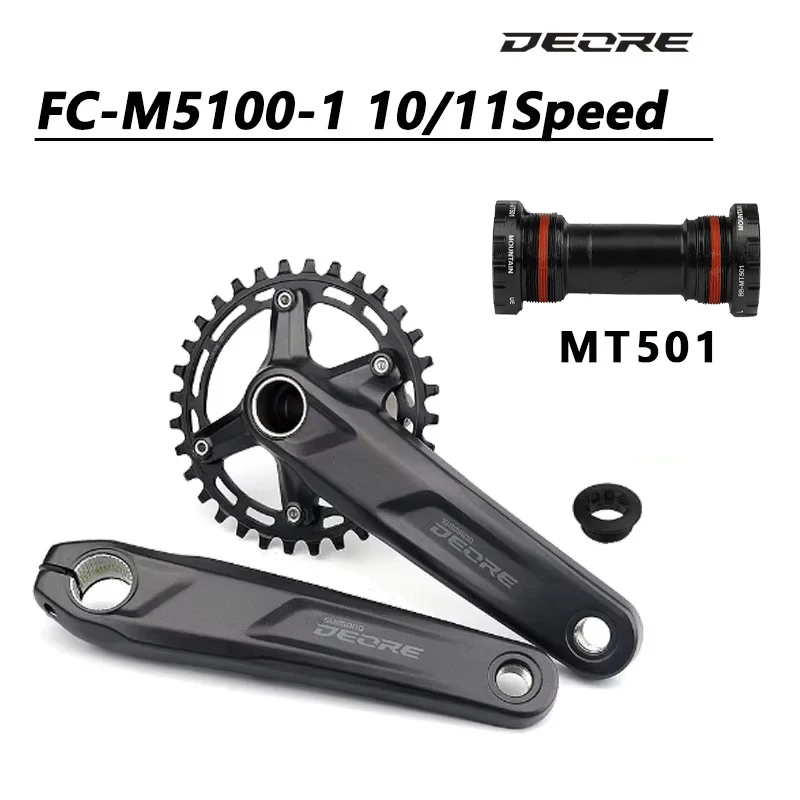 Deore M5100 クランクセット MTB バイク FC-M5100-1 170 ミリメートル