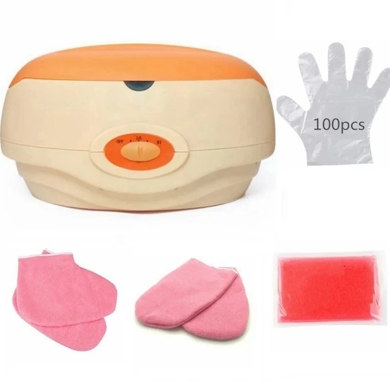 Paraffin Wax Heater for Hand Foot Therapy Bath Wax Pot Warmer Beauty Salon Spa Skin Care Machine with Gloves Bootie Mitts wax heater
