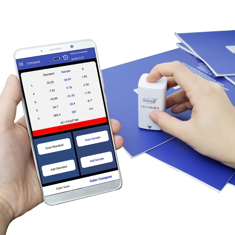 Colorimeter Color analyzer Digital Precise LAB Color Meter Tester 8mm LS170 portable colorimeter