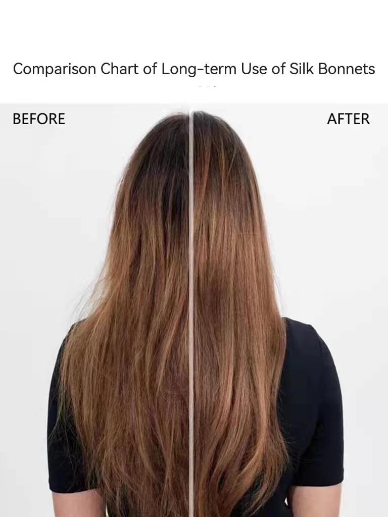 Bonnet soyeux pour cheveux