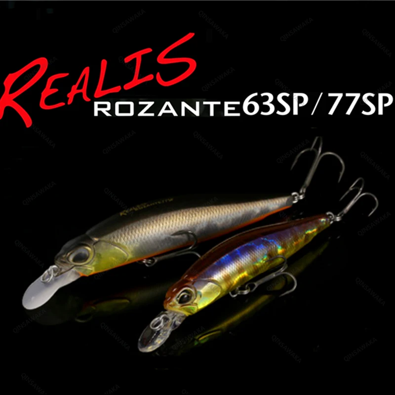 Made In Japan DUO REALIS ROZANTE 77SP jerkbait distance TROUT BASS Lure  Fishing Minnow Saltwater Tungsten Twitch Jerk Retrieve