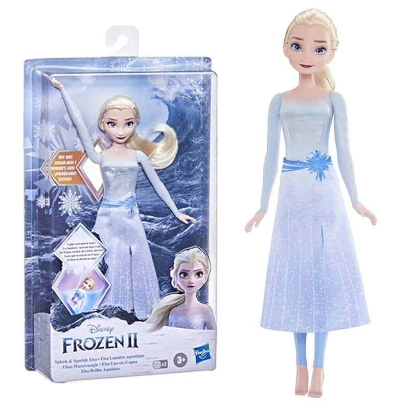 

Hasbro Disney Frozen 2 Splash and Sparkle Elsa Doll, Light-up Water Toy for Girls 3 and Up F0594