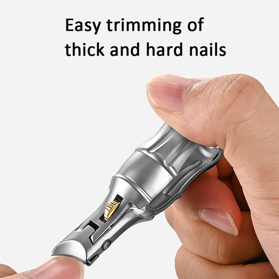 Cola Shaped Nail Clippers Professional Fingernail Clipper Cutters Oblique Blade Trim Thick And Hard Nails Wide Jaw Adult