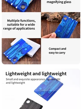 Compact Wallet Multitool Kit 6