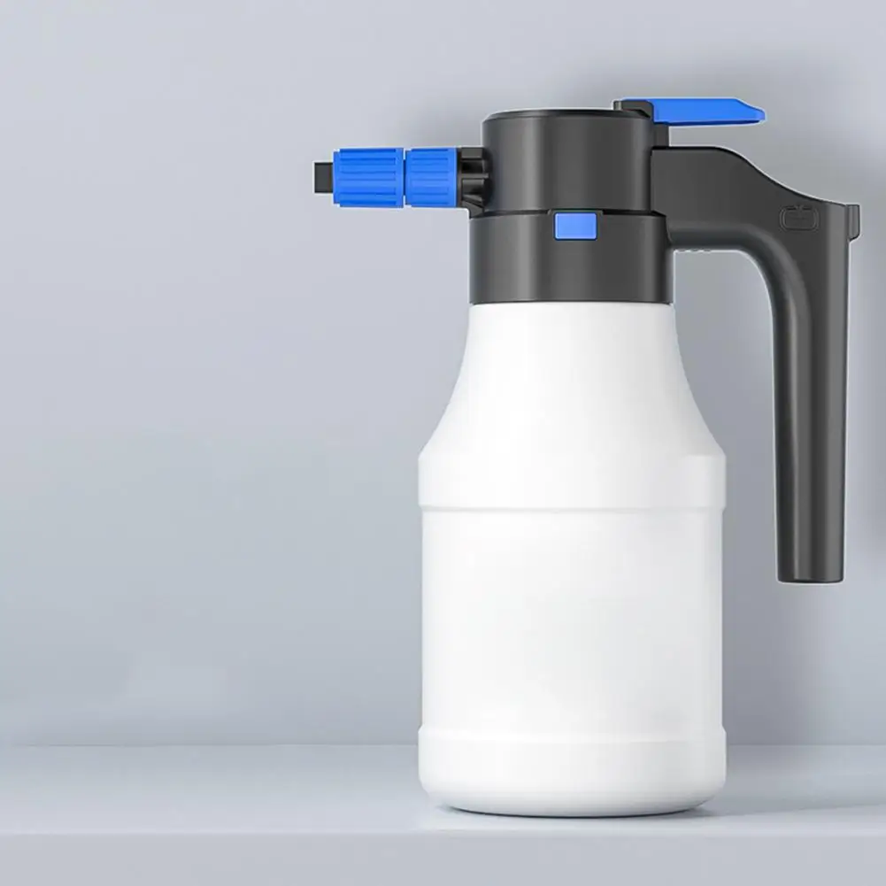 1.5L 전기 폼 분무기 가압식 비누 분무기 고압 스노우 폼 세차 스프레이 병 창문 세척기