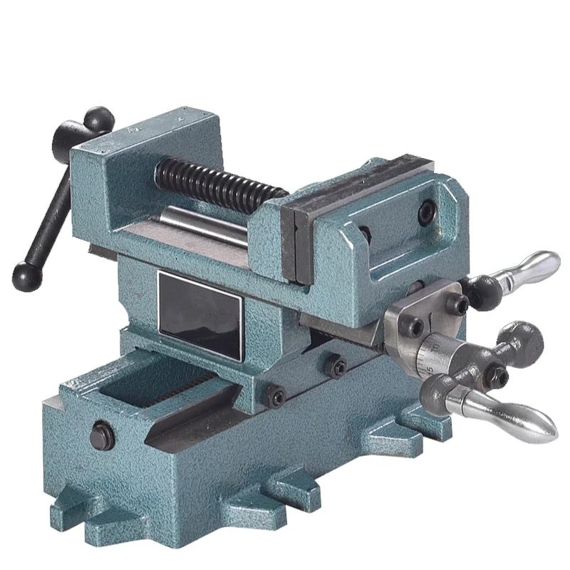 

3 Inch/4 Inch Heavy-Duty Precision Cross-Nose Pliers Tool Bench Vise Drilling Machine Two-Way Movable Vise Milling Machine