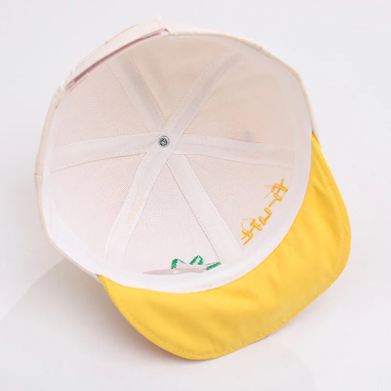 New Style Children's Cartoon Bear Embroidery Cap Boys Girls Outdoor Sunshade Cute Decoration Hat Lovely Kids Baseball Cap ﻿