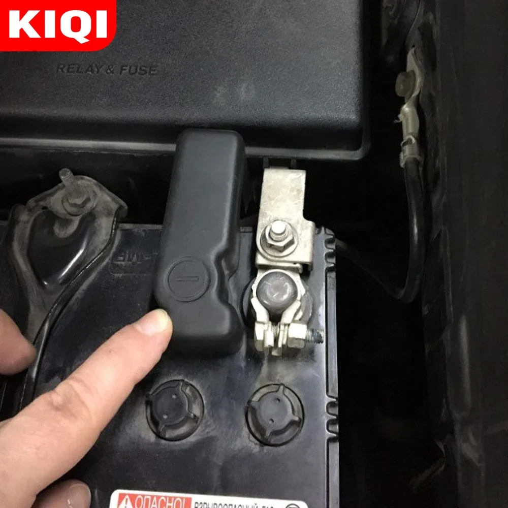 For Toyota FJ Land Cruiser Prado 150 V8 Car Battery Anode Negative Protector Cover Accessories