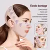 Double-deck Face Slimming Bandage Face Lifting Belt V Line Face Slimming Strap Double Chin Tightener Slim Strap Facial Mask Tool 1