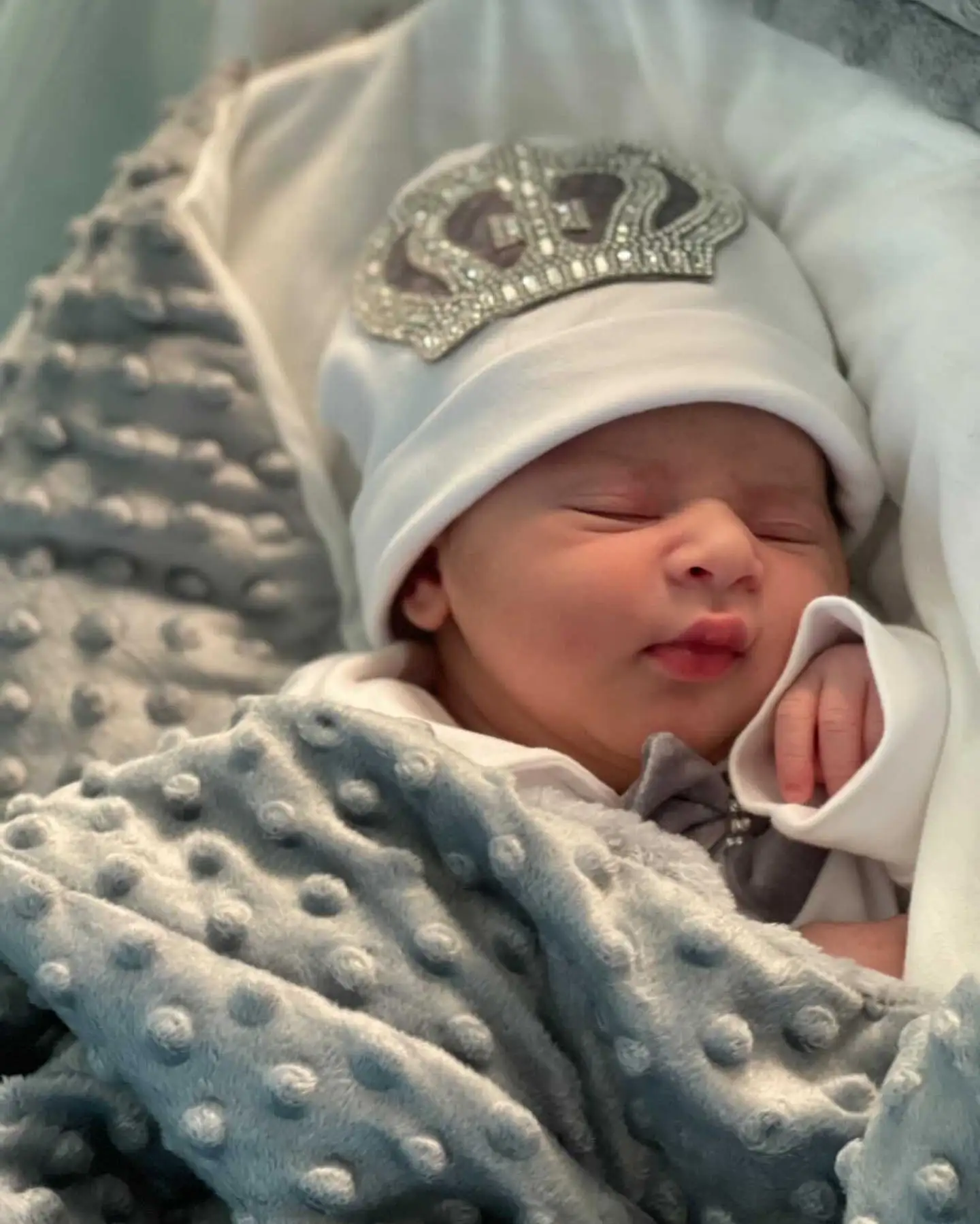 Dollbling 5pcs Crown Baby Girl Hospital Exit Newborn Baby Girl