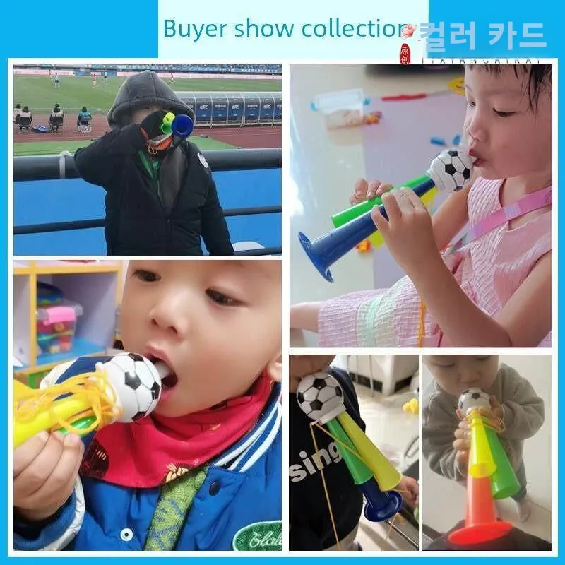 어린이용 휘슬 축구 경기 분위기 연출용 입으로 불어주는 악기 응원팀 스포츠 행사 용품