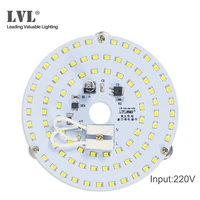LED Panel Light 10W 18W 25W 40W No Flicker AC 220V 230V for Ceiling Light Source Square Round Panel Light 1