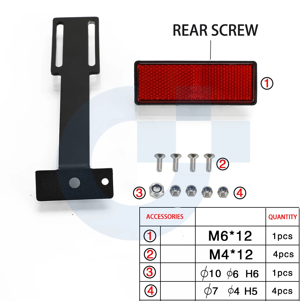 Universal License Plate Holder Parts Extend Tail Reflector Motorcycle Accessories For Ducati Panigale V2/V4 PANIGALE V4S V4R